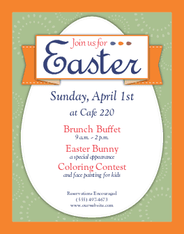 Easter Sunday Flyer | Easter Flyer