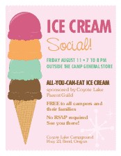 Ice Cream Flyer | Summer Flyers